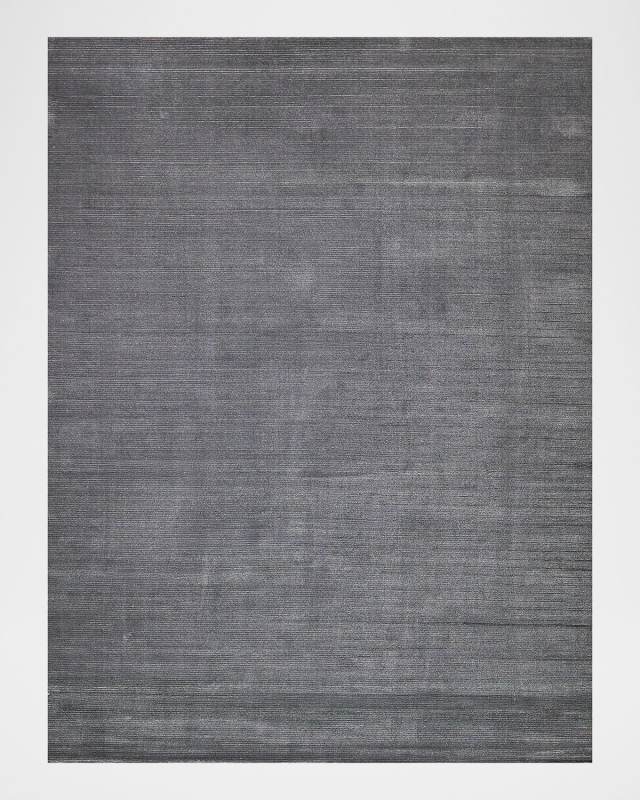 Pavia Hand-Loomed Gray Rug, 12' x 15'